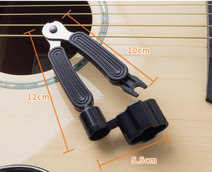 3 ב 1 מחרוזת גיטרה winder restringing שינוי כלי אחיזה חשמלי עץ אקוסטי גיטרה מחרוזת גשר הסרת pinstrer - Product Image 3