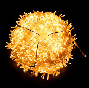 Guirnalda de Luces LED de Navidad para Interiores y Exteriores, Conectable, Resistente al Frío, de 5 mm, con Cambio de Color, de 10 m - Product Image 1