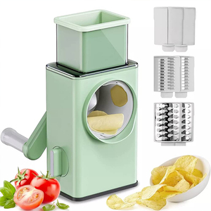 Accessoires de cuisine multifonctions personnalisés Hyri Trancheuse Cutter Panneau en acier inoxydable Coupe-légumes Hachoir à pommes de terre <span class=keywords><strong>Râpe</strong></span> à fromage - Product Image 2
