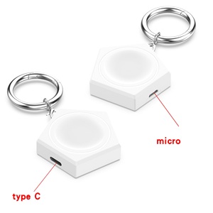 Base de carga inalámbrica con adaptador de cargador de reloj de llavero para <span class=keywords><strong>Huawei</strong></span> <span class=keywords><strong>Watch</strong></span> GT5/ GT4/ <span class=keywords><strong>GT3</strong></span>/ Ultimate / GT <span class=keywords><strong>Runner</strong></span> - Product Image 4