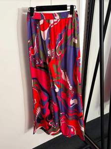 Completo da <span class=keywords><strong>Donna</strong></span> 2 Pezzi 2026: Camicia Stampata a Contrasto + <span class=keywords><strong>Pantaloni</strong></span> Larghi a Gamba Larga - Ingrosso Fabbrica - Product Image 5