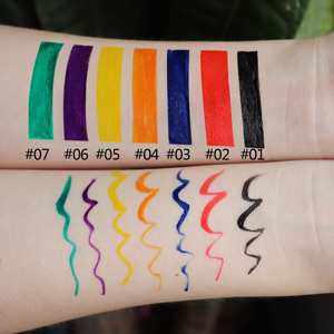 Crayons à paupières, <span class=keywords><strong>Eyeliner</strong></span> liquide couleur néon, 7 couleurs, produit privée, vente en gros, nouvelle collection 2020 - Product Image 5