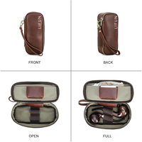 Petite pochette à tabac en cuir Organisateur de pipe à fumer de voyage Accessoires portables