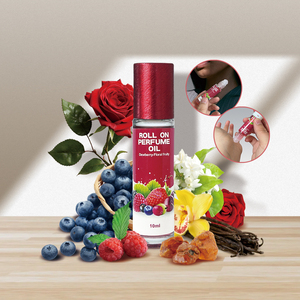 Assurance qualité Huile de parfum à bille 10 ml, parfum quotidien aux notes de fruits, ambré et rose - Product Image 6
