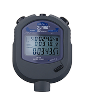 Metronom 0.01s presisi tiga baris 30 memori Stopwatch genggam profesional Digital olahraga luar ruangan Stopawtch