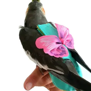 Bird Diapers with Harness Leash Flight Clothes Suit for Parrot