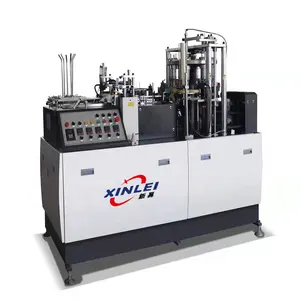 XinLei XL-ZB16 Kaffee Pappbecher Maschine für PE-Beschichtung Rohstoff Pappbecher Getriebe-System mit Zahnrad antrieb