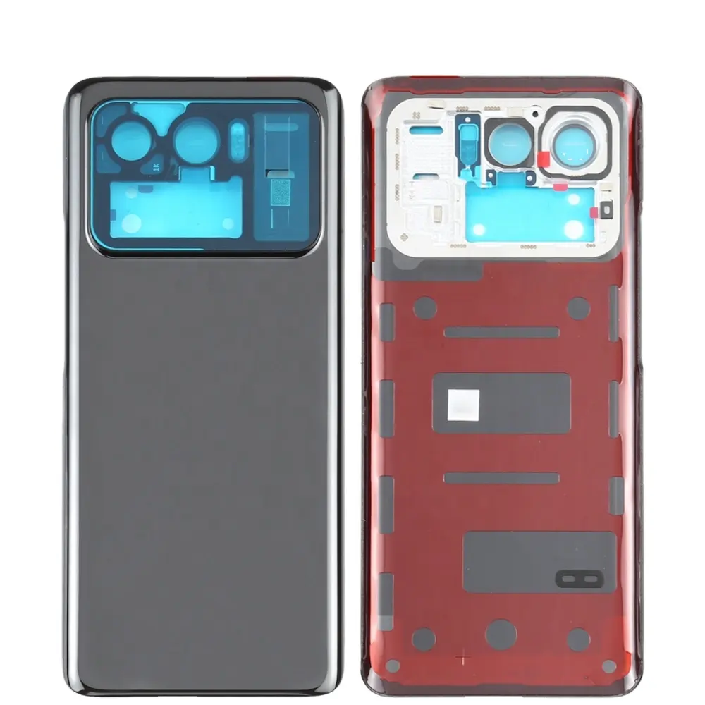 GZM-parts mobile phone back cover case For xiaomi mi 11 Ulrta Battery Door Rear Housing Battery Cover with lens 1+8 pro