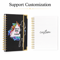 Carnet de notes personnalisable en gros, couverture rigide, plastifié, imprimé, pour voyages d'affaires, directement de l'usine
