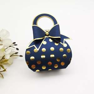 Sac à main mignon bronzant Dot Candy Gift Box Baby Shower Wedding Dragee Favor Box - Product Image 4