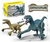 MILI 2.4g Simulation Marche Robot 3D Modèle Télécommande Rc Électrique Dinosaure Jouet Avec Lumières et Sons