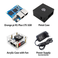 Orange Pi R1 Plus LTS 1GB RAM Rockchip RK3328 Open Source boîtier à carte unique ordinateur en option exécutant Android 9 Ubuntu Debian OS