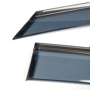 Deflettore per finestrini dell'auto protezioni antipioggia In canale visiere per finestrini laterali per la salita - Product Image 2