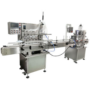 Máquina automática de llenado y tapado para botellas de líquido, neumática, controlada por PLC, 380V, equipo de envasado multifunción - Product Image 1