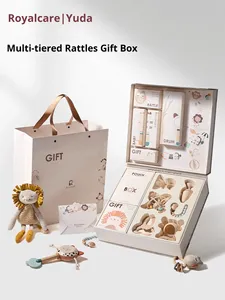 Coffret <span class=keywords><strong>Cadeau</strong></span> Youdai pour Bébé : Jouets Hochets en Silicone (0-1 an) – Ensemble de 5 Pièces pour Nouveau-né (6 <span class=keywords><strong>Mois</strong></span> et Plus) - Product Image 2