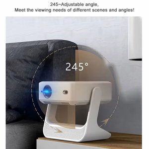 โปรเจคเตอร์พกพาแบบจอสัมผัสคู่ ขนาด 8 นิ้ว พร้อม Wifi ไฟ LED โฟกัสอัตโนมัติ ความละเอียด 4k สำหรับใช้ในบ้าน - Product Image 3