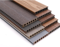 Plancher de terrasse multicouche en WPC fabriqué en Chine, brossé, système de fixation DUAL LOCK, installation facile par clic, style design européen moderne