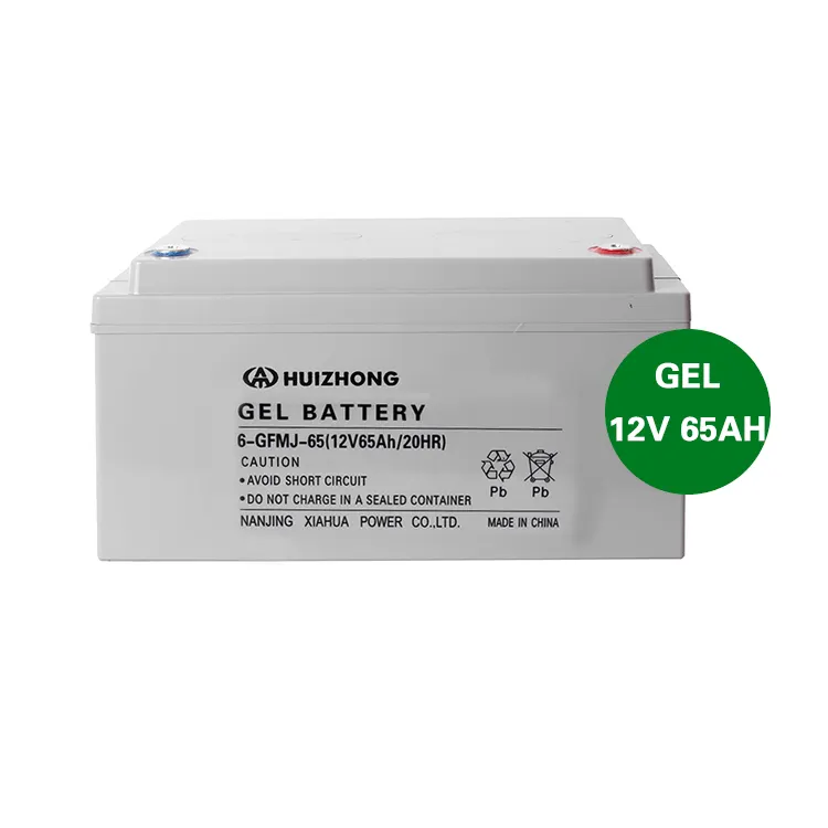 Miễn phí OEM 12V 65Ah Gel lưu trữ keo pin cho hệ thống điện