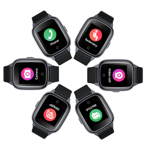Montre connectée pour personnes âgées avec carte <span class=keywords><strong>SIM</strong></span> 4G - Montre de sécurité et de santé pour personnes âgées avec surveillance de la pression artérielle - Product Image 6