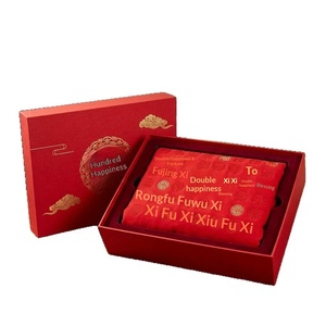 Custom <b>White</b> Cardboard Hot Stamped <b>Gift</b> <b>Boxes</b> for Blankets Bulk Production Fast Sampling Direct Factory Printing - Product Image 1