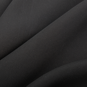 Materiale di alta qualità 145gsm tessuto nero sostenibile Abaya tessuto 100 solido in poliestere Nida per abiti musulmani - Product Image 4