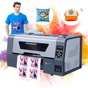 Shenzhen Colorsun Automated Industrial Clothes Hats and Pants Inkjet Printer 6pass XP600 Head DTF Printer - Product Image 1