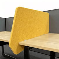 Panneau acoustique moderne en fibre de polyester, cloison de bureau pour l'intimité, panneau d'isolation phonique pour l'école et le bureau