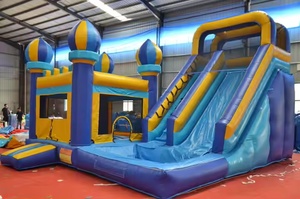 CH tùy chỉnh ngoài trời PVC Inflatable lâu đài bouncy cho trẻ em trò chơi bên vui vẻ Inflatable Combo trả lại nhà Inflatable Trampoline - Product Image 4