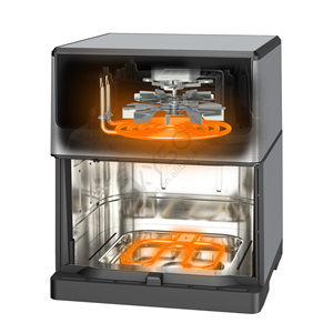 Mejor Venta 2024 Freidora de Aire WIFI 6L 8L 1800W con Pantalla LCD, Doble Cesta de Acero Inoxidable, Digital, 2 Cestas - Product Image 4