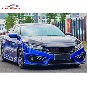 Kits de Carrocería Estilo Tailandés para 2016-2018, Difusor Trasero, Labio Delantero, Faldones Laterales, Material ABS, Accesorios para Automóviles - Product Image 2