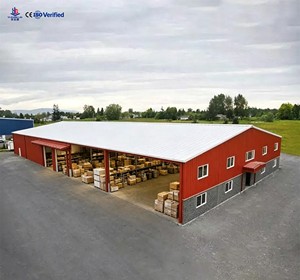Quick Installation Light Steel <b>Frame</b> Prefabricated Industrial Warehouse Logistics Workshop Steel Storage Building - Product Image 5