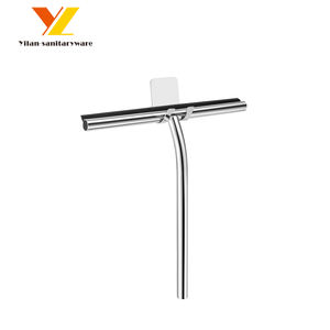 <span class=keywords><strong>Raclette</strong></span> de <span class=keywords><strong>douche</strong></span> adhésive en métal écologique avec ventouse murale en caoutchouc et acier inoxydable pour fenêtres et portes de <span class=keywords><strong>douche</strong></span> domestiques - Product Image 2