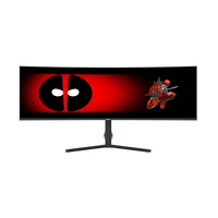 Moniteur 49 pouces 1 ms 3800R Surface incurvée 32:9 pour PC Écran large 144 Hz GAMING Nano IPS Moniteur informatique commercial