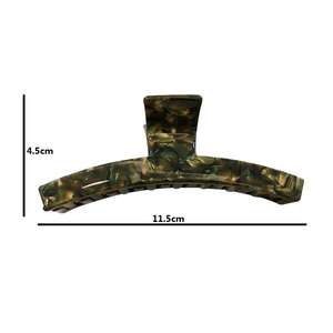 Yuxi Aanpasbare Grote 11Cm Acetaat Haarklauwclips Voor Vrouwen Stijlvolle Schildpad Ontwerp Geïnspireerd Korea Voor Dagelijks Gebruik Logo - Product Image 6