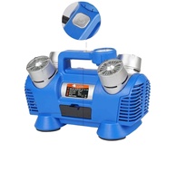 10234 puissant 4 Cylindre gonfleur de pneu Robuste 12V Portable voiture gonfleur bleu Pompe À Air pour Voiture, Camion, VÉHICULE RÉCRÉATIF, VTT,