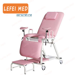Mesa de examen ginecológico LF3225B, mesa de examen ginecológico, muebles de hospital, silla de examen con estribo - Product Image 1