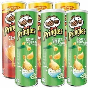 Pringles 3 Chip & 3 Crema Acida e Cipolla Originale 190g
