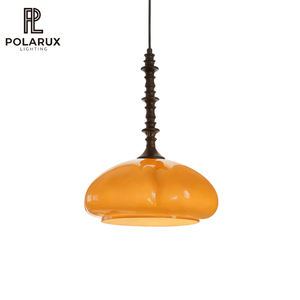 Lámpara <span class=keywords><strong>Colgante</strong></span> Nórdica Moderna Retro para <span class=keywords><strong>Restaurante</strong></span> o Cafetería, de Metal, Vidrio y Madera, LED de Alta Calidad, Nuevo Diseño Único, Lámpara <span class=keywords><strong>Colgante</strong></span> Citrus Bloom - Product Image 1