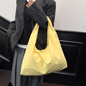 Sac fourre-tout vintage style Hong Kong en nylon uni grande capacité, élégant, polyvalent, décontracté, <span class=keywords><strong>pour</strong></span> le voyage - Product Image 4
