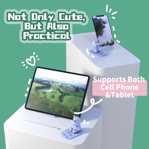 Escritorio de oficina Hipopótamo Soporte para teléfono Animal Dibujos animados Lindo Hipopótamo Tablet TV Cama Celular Soporte para teléfono móvil - Product Image 6