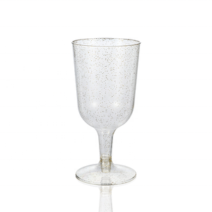 <span class=keywords><strong>Verre</strong></span> <span class=keywords><strong>à</strong></span> <span class=keywords><strong>vin</strong></span> <span class=keywords><strong>jetable</strong></span> en plastique avec paillettes avec logo personnalisé pour fêtes mariages voyage de noël camping cuisine aventures en plein air - Product Image 3