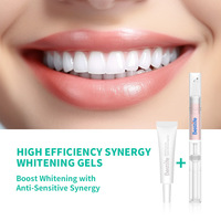 Uso en el hogar Logotipo privado Ce PAP sin peróxido 3ml Gel blanqueador Dental Kits de recambios de blanqueamiento