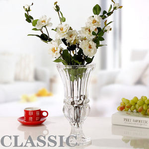 แจกันแก้วใสทรงกอบเล็ตสไตล์นอร์ดิกสมัยใหม่ ขนาดใหญ่ เล็ก ทรงกระบอกสูง สำหรับตกแต่งบ้าน สำนักงาน โต๊ะทำงาน ขายส่งสำหรับโรงแรม - Product Image 3