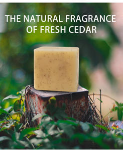 Jabón natural limpiador, exfoliante, hidratante y blanqueador para hombres con aroma a cítricos y romero. - Product Image 6