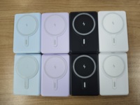 Batterie Externe Portable Magnétique Sans Fil, Power Bank Sans Fil 5000mAh 10000mAh pour iPhone 16/15/14/13/12/Pro/Mini
