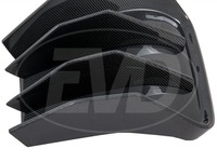 Pour Chevrolet Corvette C7 2014-2017 Diffuseur arrière en fibre de carbone