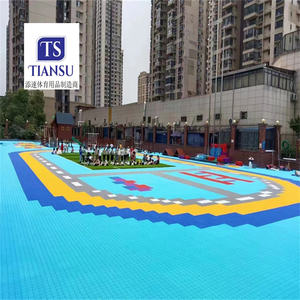 Carreaux de sol en gazon artificiel PP Patinage à roulettes Basketball Carreaux en plastique colorés Courts de tennis de <span class=keywords><strong>sport</strong></span> Courts de tennis - Product Image 2