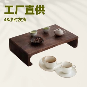 Table basse en bois massif de style japonais, en bois de Paulownia, faite à la main, pour balcon ou fenêtre en baie - Product Image 5