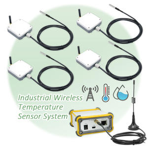 Alarma de Temperatura para Congelador, 4 Conjuntos, Multipunto, Inalámbrico, Gateway de Temperatura, Colector de Datos - Product Image 1