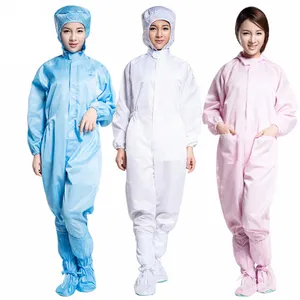 Leenol ESD Coverall chống tĩnh điện phù hợp với ESD Coverall phù hợp với Coverall làm việc đồng phục